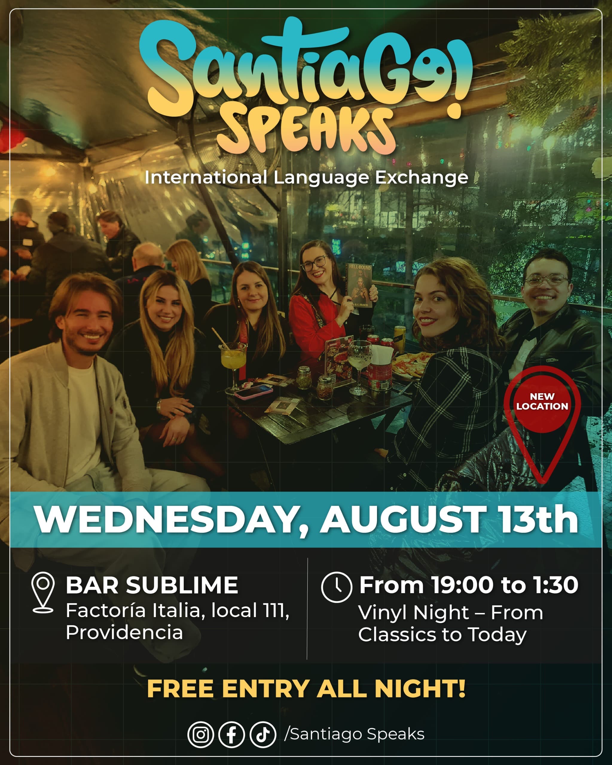 Santiago Speaks Bar Sublime image}